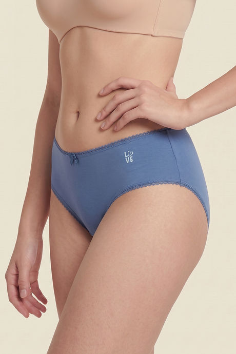 Zivame Regular Rise Full Coverage Hipster Panty (Pack of 3) - Multicolor — image 11
